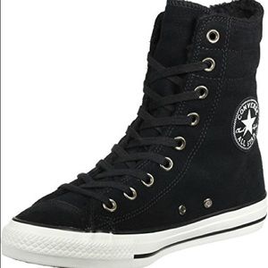 Converse Faux Fur Lined High Tops
